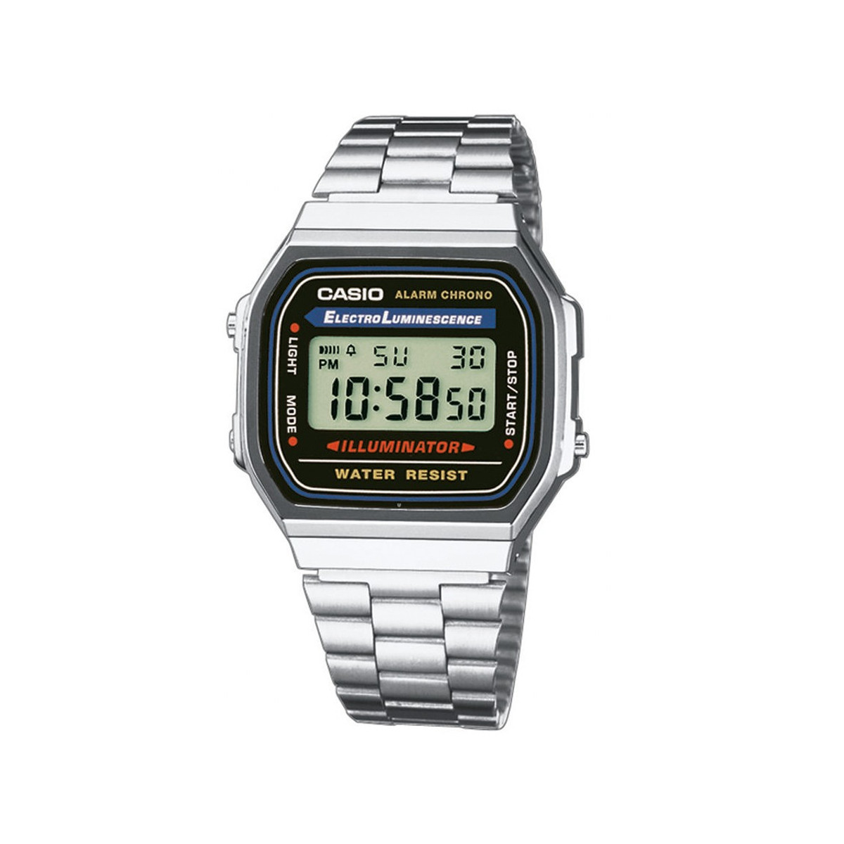 Montre Unisexe Casio Vintage - 38,6 mm - A168WA-1YES Montre mixte Casio Vintage - 38,6 mm - A168WA-1YES