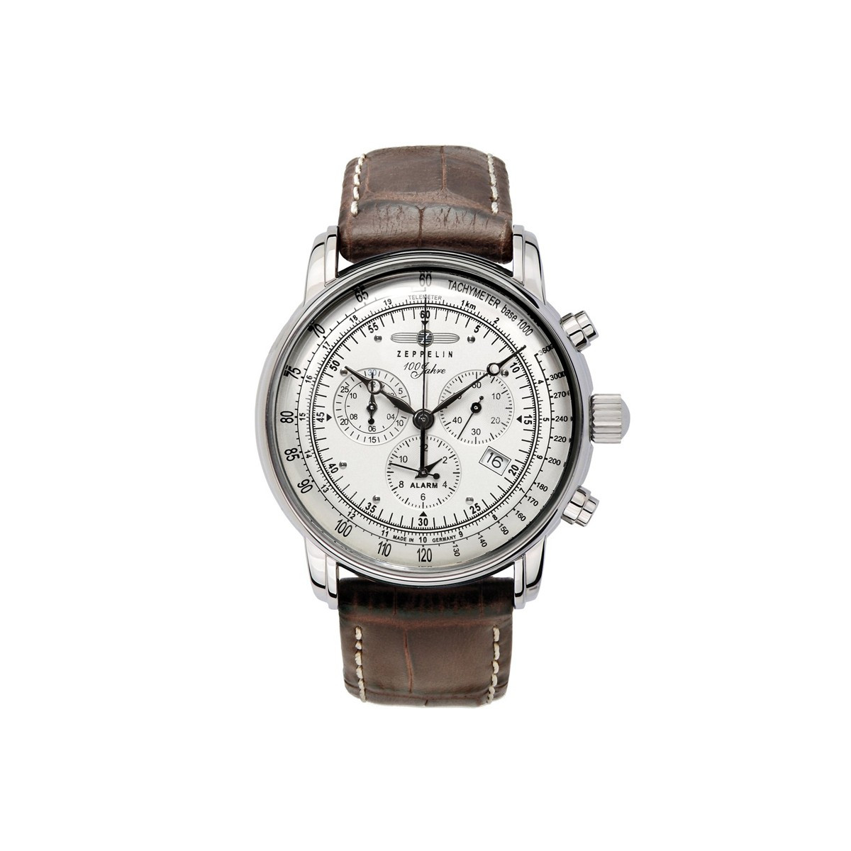 Montre Vintage Pilote Seconde Guerre Mondiale pour homme Montre Zeppelin 100 Years - 43 mm - Z-7680-1