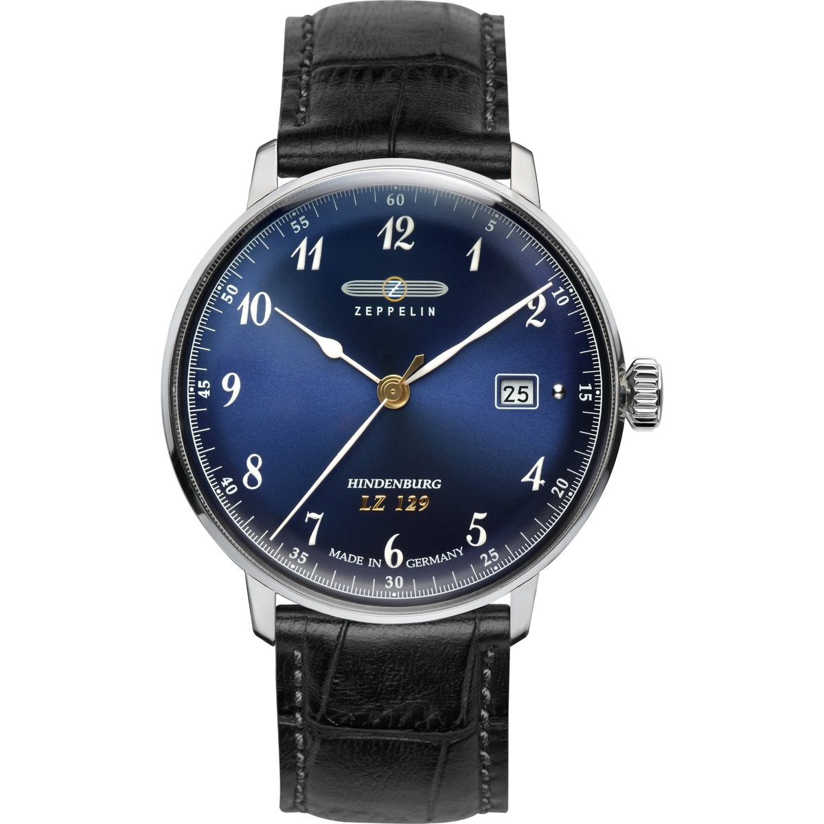 Montre Zeppelin boîtier en acier inoxydable garantie 2 ans Montre Zeppelin LZ129 Hindenburg - 40 mm - Z-7046-3