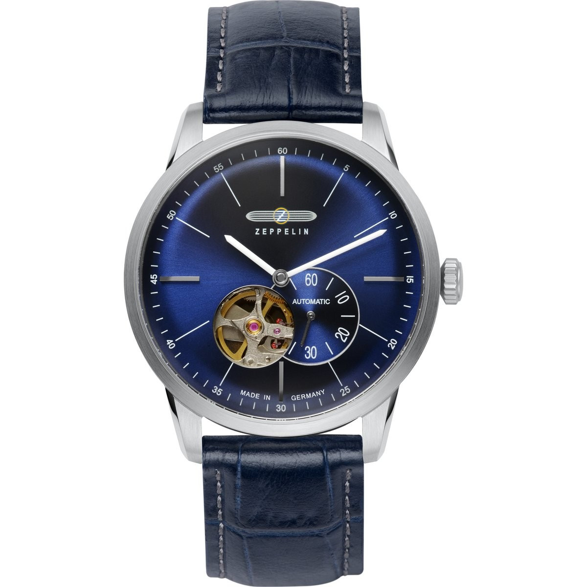 Montre Homme Zeppelin collection flatine mouvement automatique Montre Zeppelin FLATINE - 40 mm - Z-7364-3