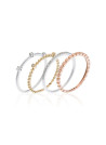 Bague Or Tricolore et Diamant
