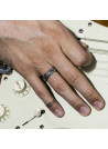 Bague ajustable "Oleg" Argent 925/1000
