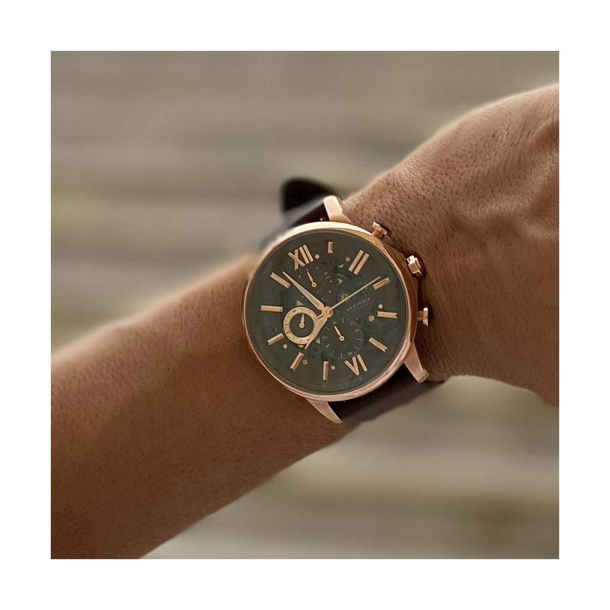 Montre Homme AriesGold Belfast Moon G 7013 RG-CF Montre Homme AriesGold Belfast Moon G 7013 RG-CF