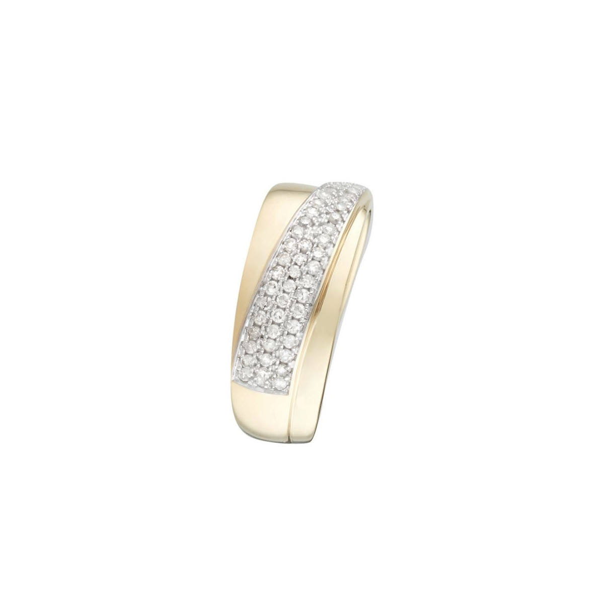 Bague "Félicia" Or jaune et Diamant