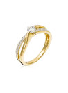 Bague Or Jaune et Diamant
