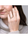 Duo de Bagues Or Jaune et Diamants 0,37 carat "MON VOEU LE PLUS CHER"