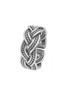 Bague ajustable Homme Argent "Caleb"