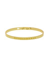 "WONDERWOMAN" bracelet jonc doré à message