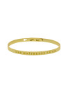 "UNE MAÎTRESSE EN OR" bracelet jonc doré à message