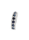 Bague Or Blanc Diamant et Saphir