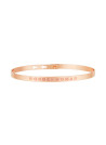 "WONDERWOMAN" Jonc rosé bracelet à message