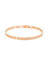 "UNE TATA FORMIDABLE" Jonc rosé bracelet à message