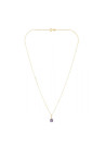 Pendentif Or Jaune Diamant et Améthyste