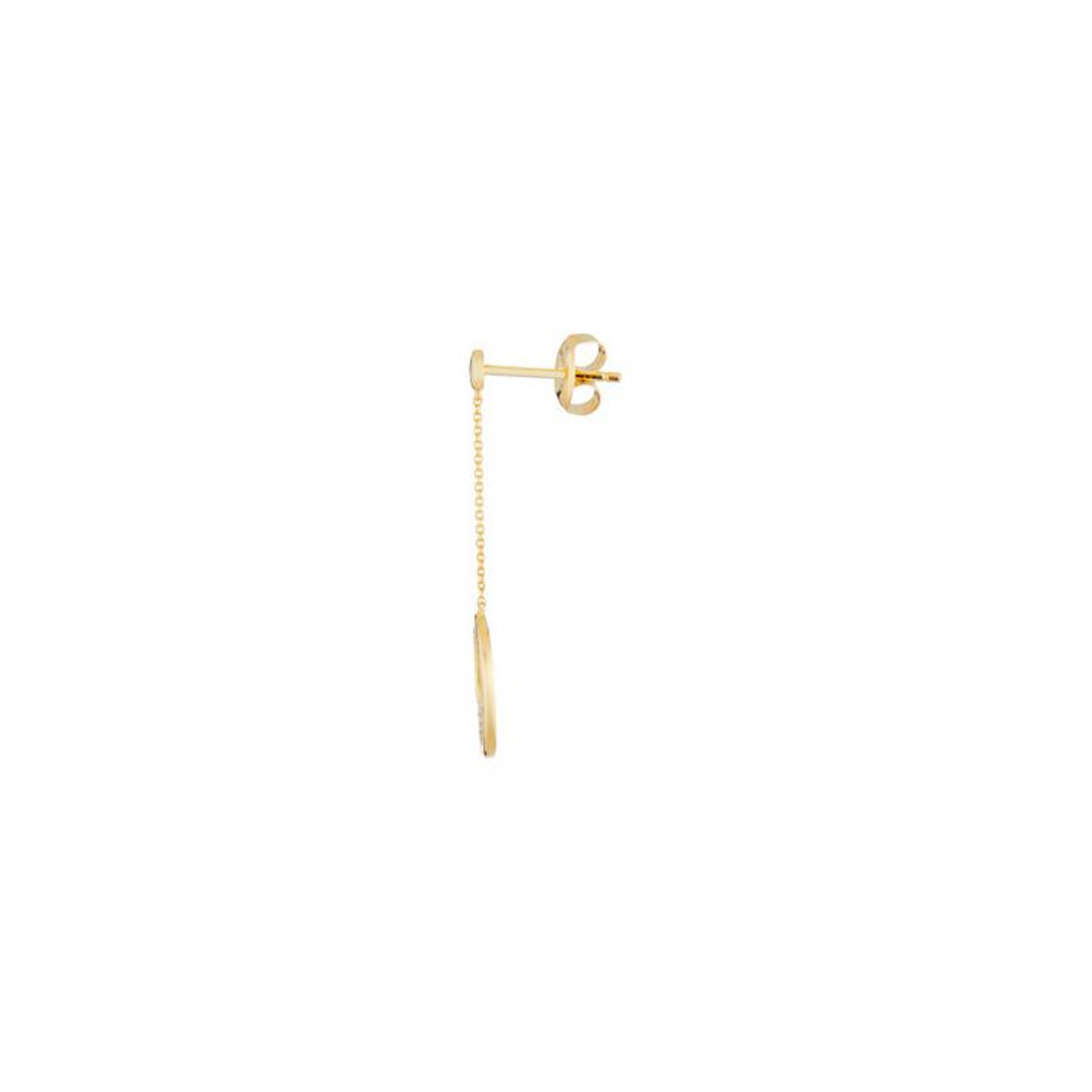 Boucles d'oreilles Or Jaune et Diamant Boucles d'oreilles "Divine" Or jaune et Diamant