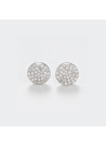 Boucles d'oreilles Or Blanc et Diamant