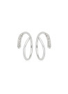 Boucles d'oreilles Or Blanc et Diamant
