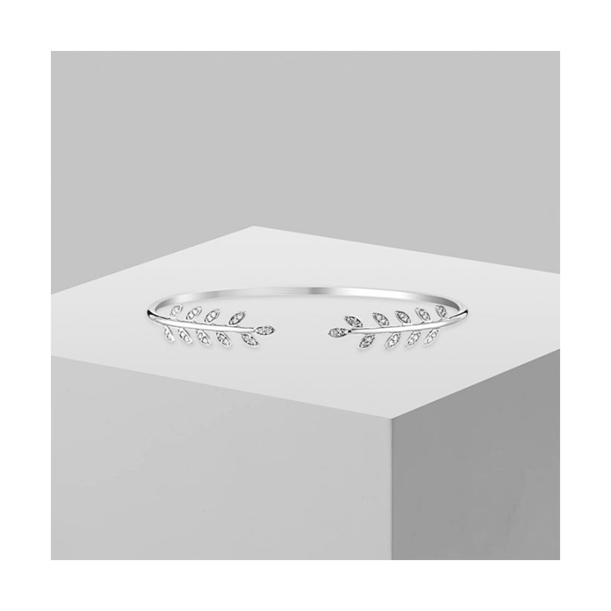 Bracelet Or Blanc et Diamant Bracelet Or Blanc et Diamant