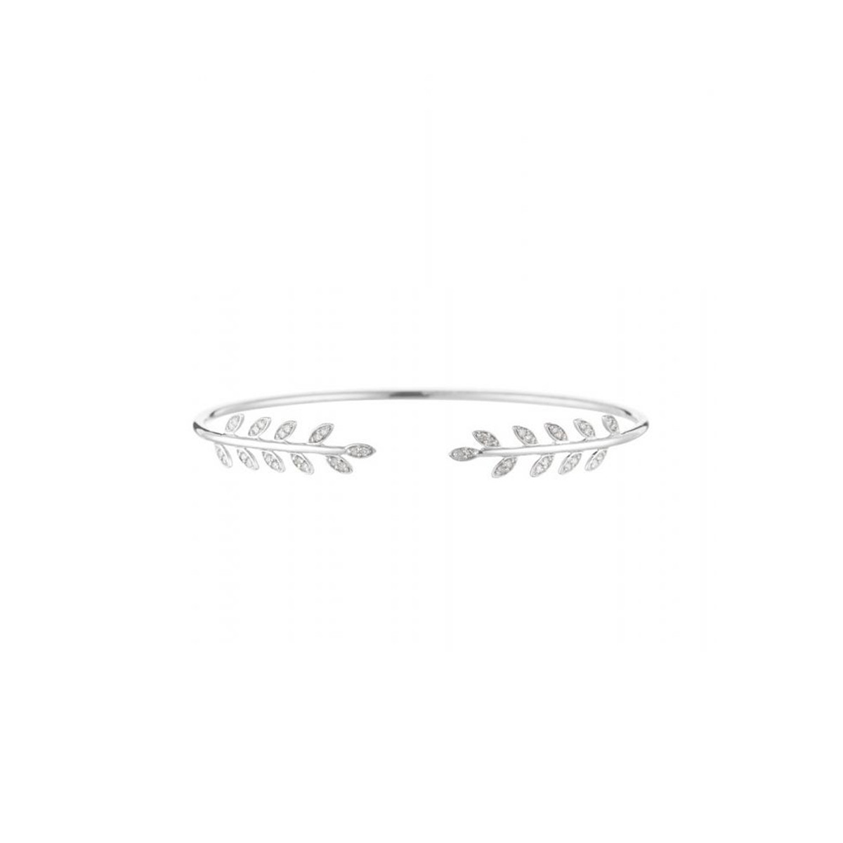 Bracelet Or Blanc et Diamant Bracelet Or Blanc et Diamant