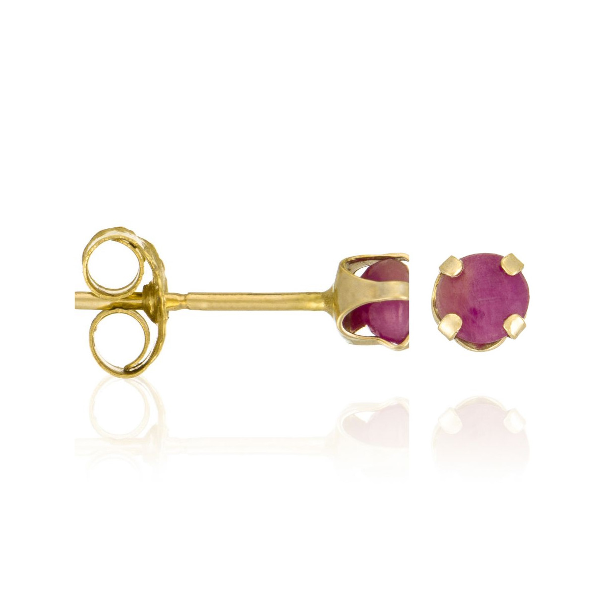 Boucles d'oreilles Or Jaune 375/1000 et Pierres Precieuses Boucles d'oreilles "Somptueux" Or jaune