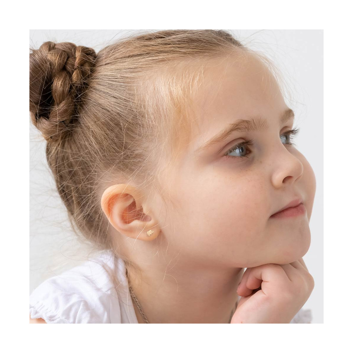 Boucles d'oreilles enfant Or jaune 375/1000 Boucles d'oreilles enfant "Léti Elephant" Or Jaune