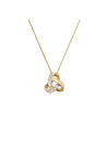 Pendentif Noeud Elegance Or et Diamants