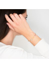 Bracelet Or jaune 375/1000 et pierres