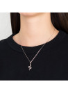 Pendentif Or Blanc et Diamant