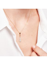 Pendentif Or jaune 375/1000 et zirconium