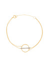 Bracelet "Ofaty" Bracelet en Or Jaune 375/1000ème Serties de 15 diamants