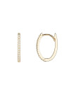 Boucles d'oreilles or jaune et oxydes de zirconium "Alizée"