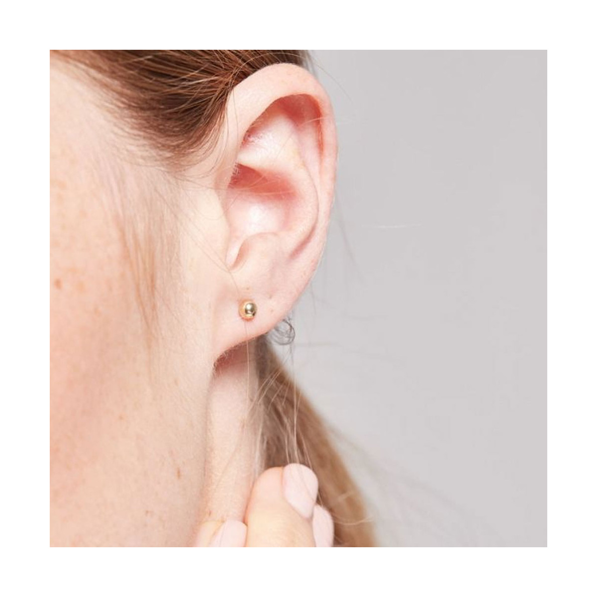 Boucles d'oreilles Or Jaune 375/1000 Boucles d'oreilles "Constante" Or jaune