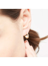 Boucles d'oreilles Or Jaune 375/1000 et Perle