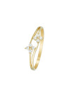 Bague Or Jaune 375/1000 et Zirconium