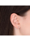 Boucles d'oreilles Or Blanc et Diamant