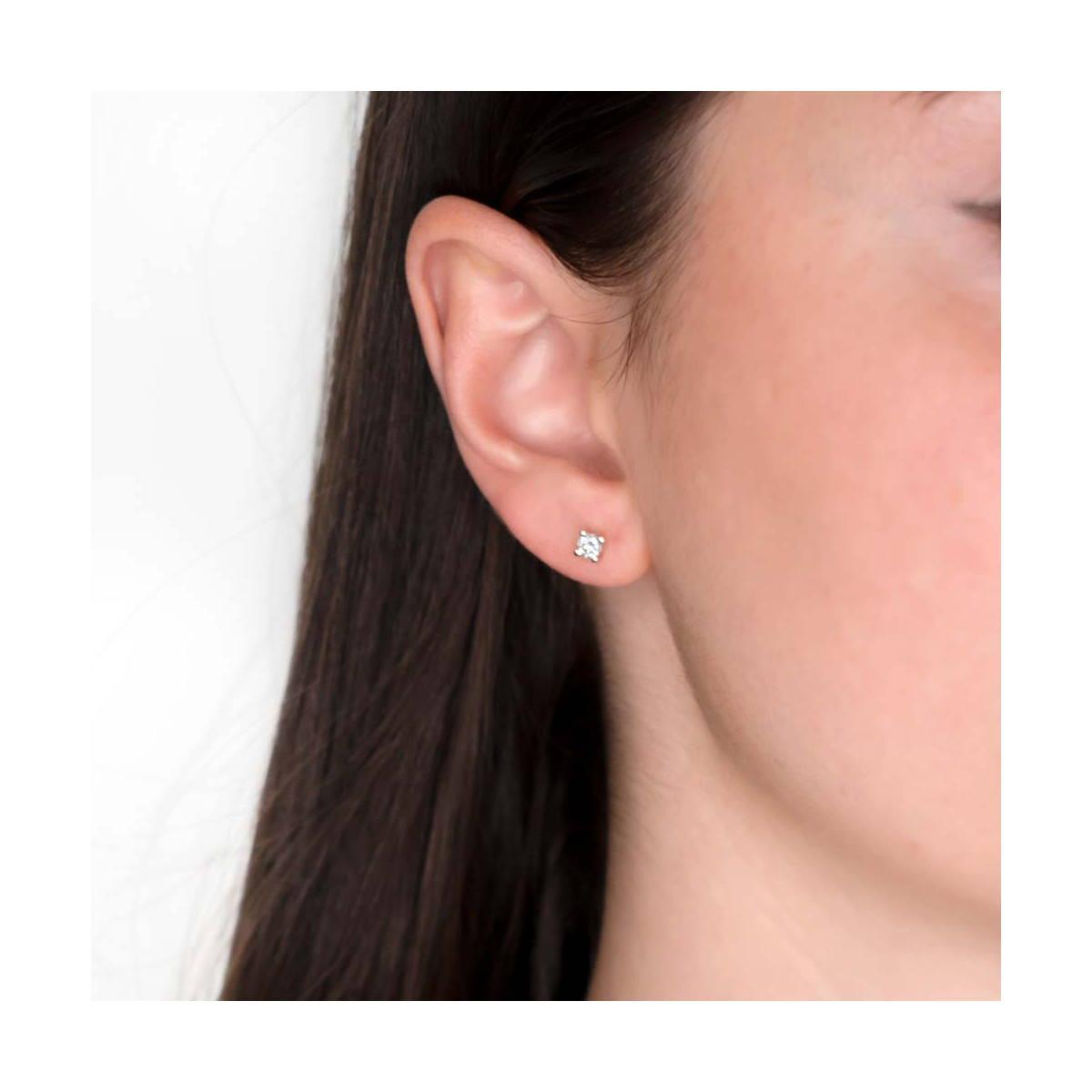 Boucles d'oreilles Or Jaune et Diamant Boucles d'oreilles Or Jaune et Diamant