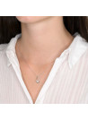 Pendentif Or Blanc 375 et Diamants