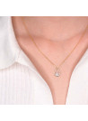 Pendentif Poire Deluxe Or et Diamants