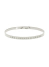 "LES COPINES D'ABORD" Jonc argenté bracelet à message