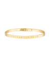 "UNE FAMILLE EN OR" bracelet jonc doré à message
