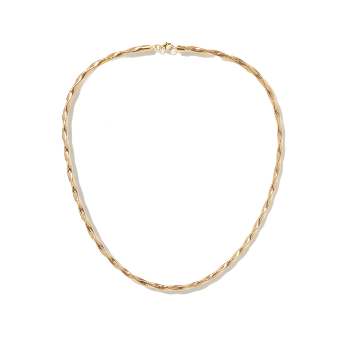 collier en maille tissé en or jaune 9k Collier Or jaune 375/1000