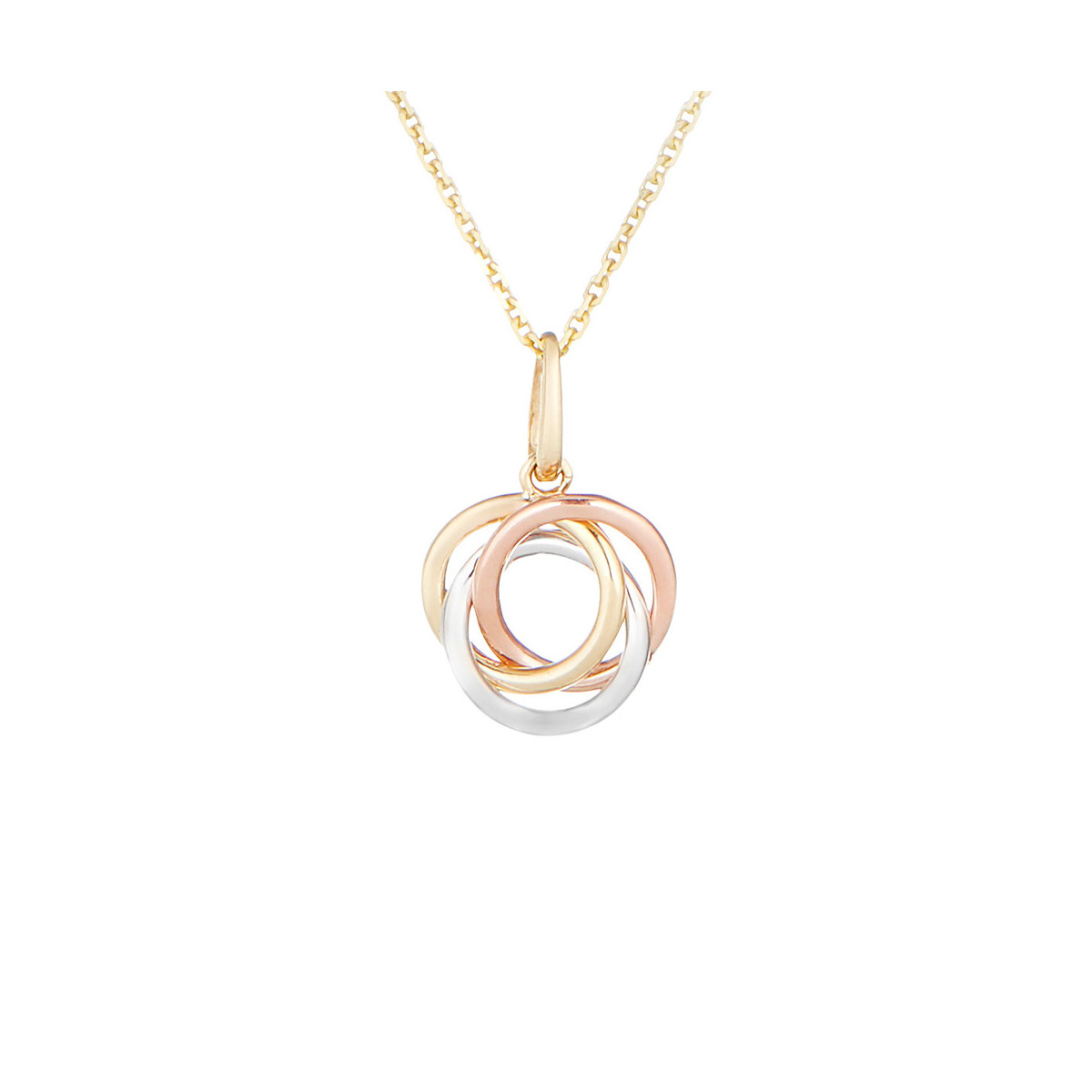 Pendentif Or Tricolore Pendentif Or Tricolore