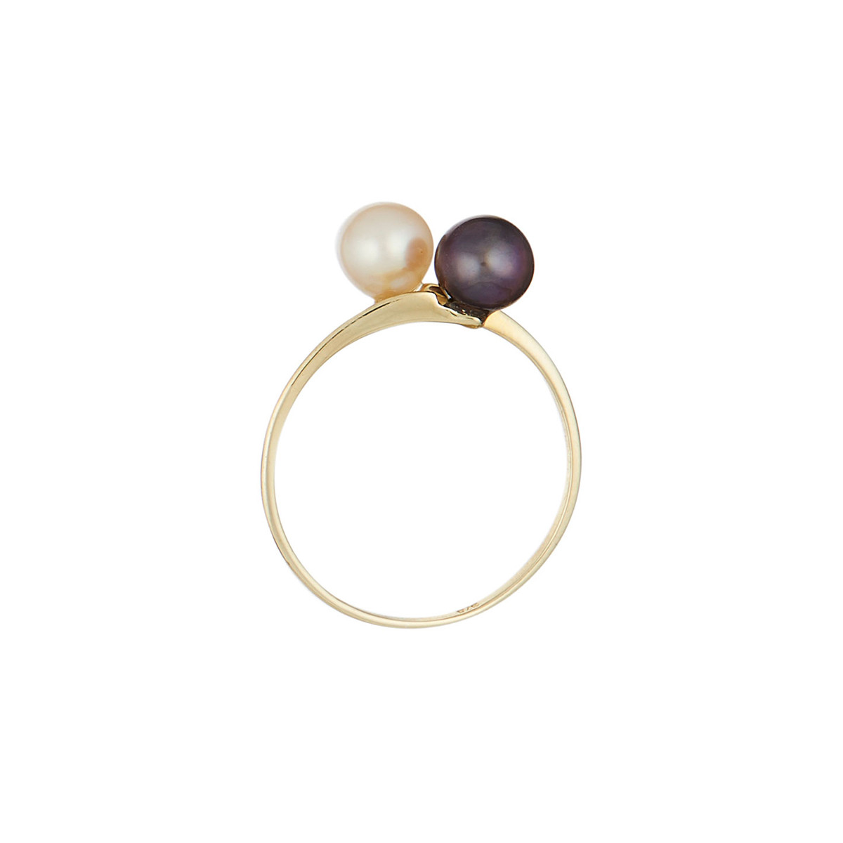 Bague "Duo perlé" Or jaune Bague "Alizé" Or jaune