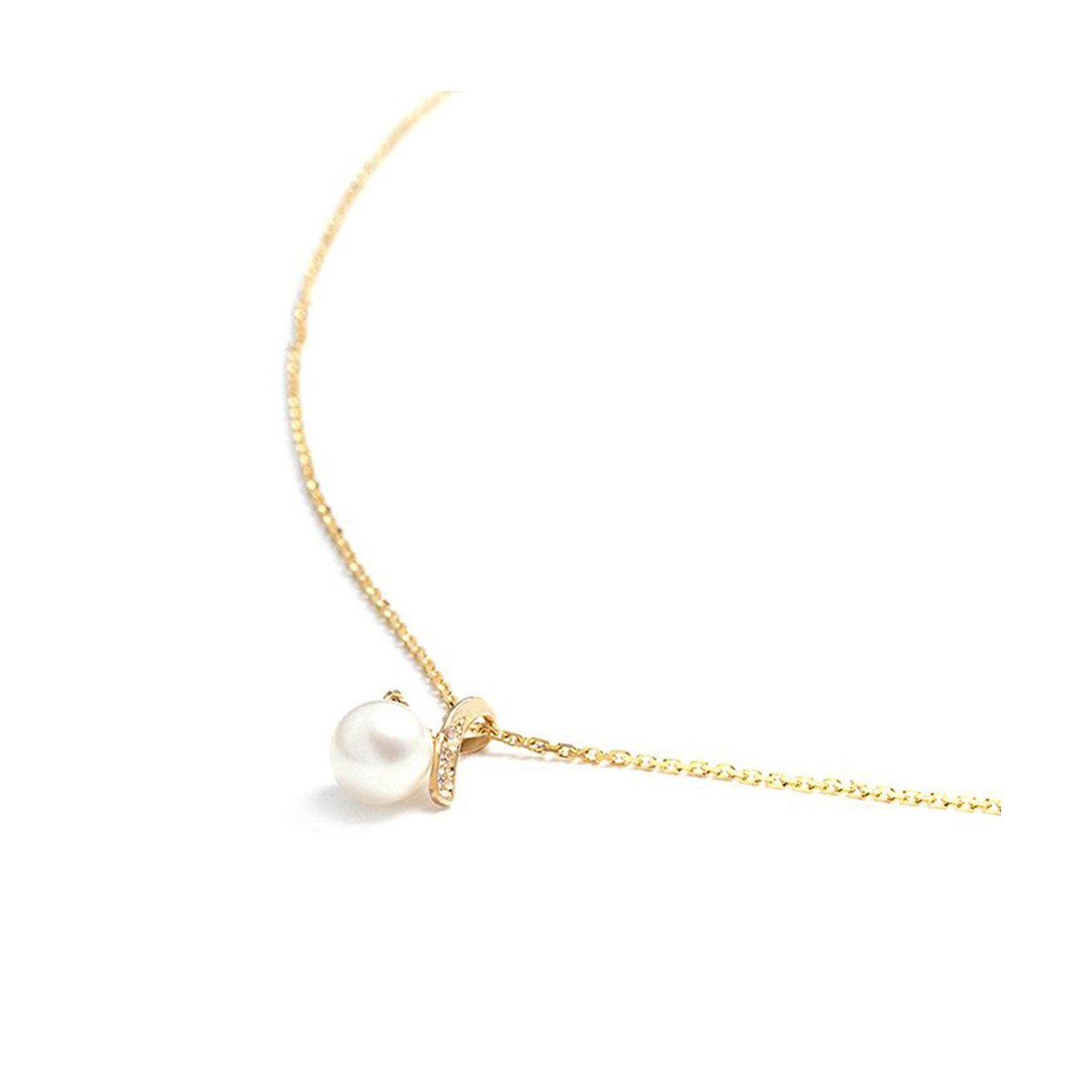 Pendentif Or Jaune 375/1000 et Perle Pendentif "Passionnel" Or jaune