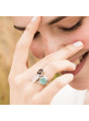 Bague doré "Elsa" Acqua Calci