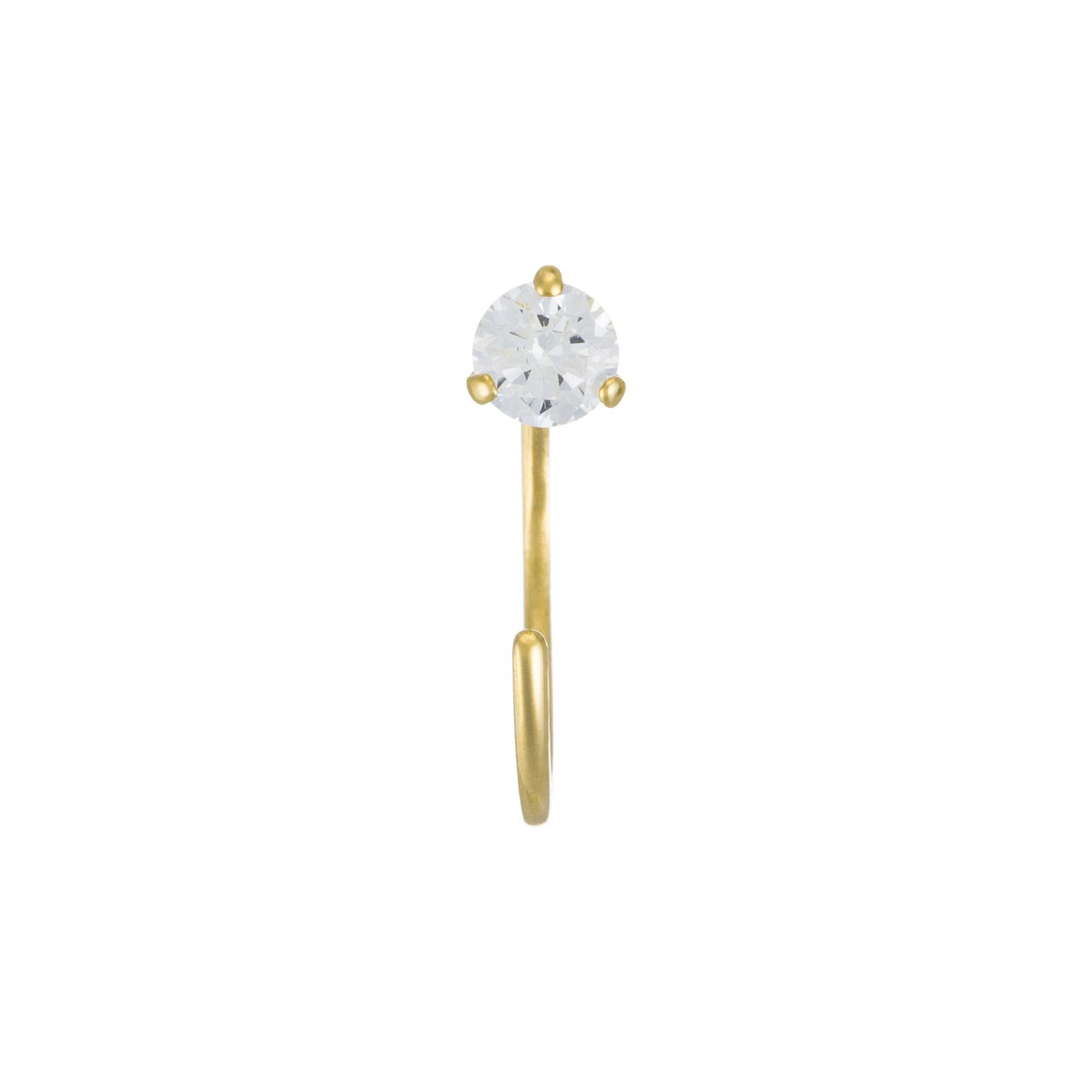 Boucles d'oreilles Or Jaune 375/1000 et Zirconium Boucles d'oreilles Or Jaune 375/1000 et Zirconium