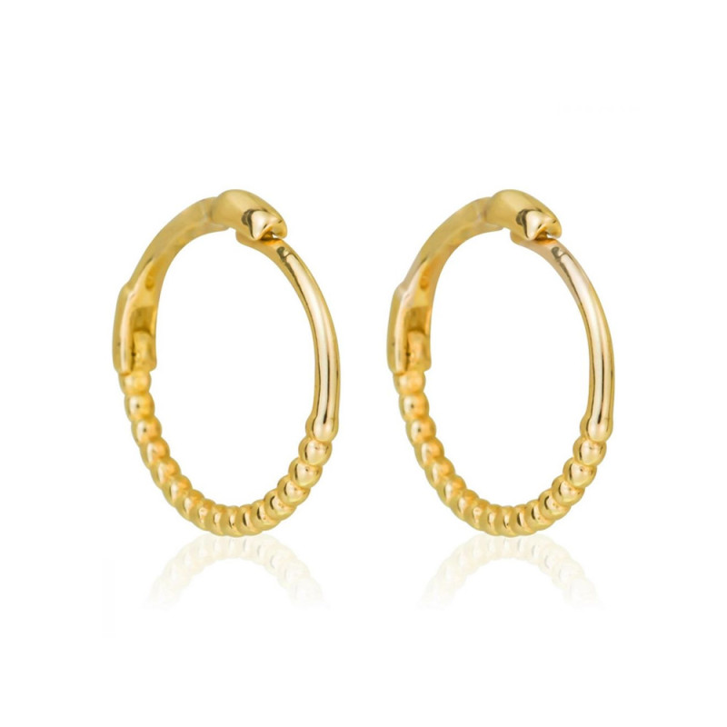 Boucles d'oreilles "Éperdument" Or jaune