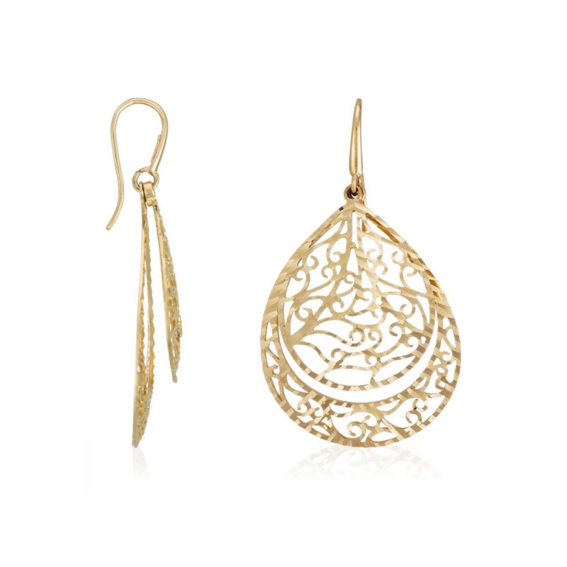 Boucles d'oreilles "Merveilleux" Or jaune
