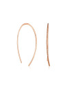 Boucles d'oreilles Or Rose et Diamant