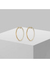 Boucles d'oreilles Or Jaune et Diamant