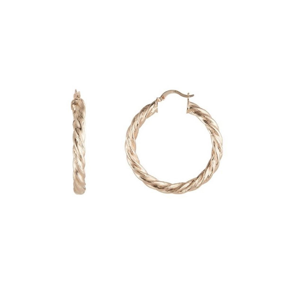 Boucles d'oreilles "Sillage" Laiton doré